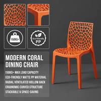 Chaise de loisirs en plastique à dossier creux résistante à l'usure, légère, élégante et moderne, idéale pour restaurant, maison, café, vente en gros
