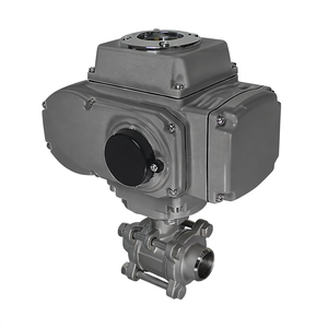 Válvulas de Bola de Acero Inoxidable de 3 Piezas y 2 Vías COVNA HK60-Q-3PS-H, Totalmente Soldadas, con Actuador Eléctrico, Válvula de Bola Motorizada - Product Image 2