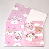 Carnet d'exercices A5 Kawaii Mikko Colorfour, bloc-notes, agenda, papeterie scolaire, fournitures scolaires, rentrée scolaire, cadeaux pour enfants