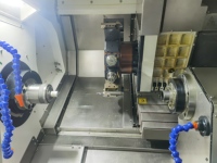 Centre d'usinage robuste HANSUN HTX800-8DIY à 12 postes, double broche, tourelle à commande numérique, CNC numérique 4 axes pour métaux