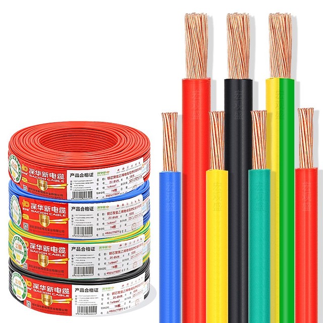 450V/750V ZC Bvr Bare Copper Wires signal Cable Flexible Cable 0.75 1.5 2.5 4 6 10 16 25 mm