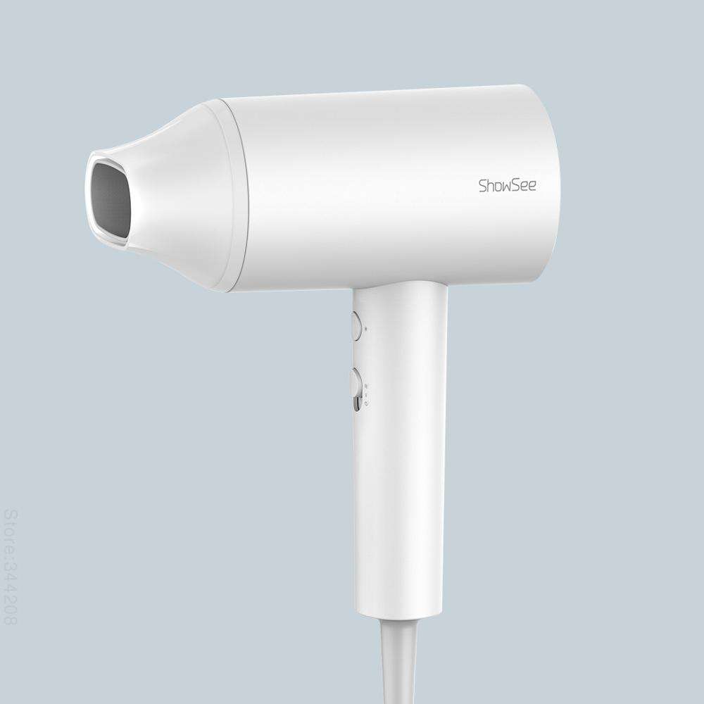 1800W Ionic Hair Dryer - 7.4 M/S High Speed, Fast Drying with AC
