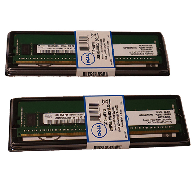 Dell Authorized Dealer 16GB 2666MHz Server Memory, Full Frequency, in Stock, Original DDR4/DDR5 ECC RDIMM