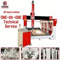 Machine de découpe et de gravure CNC 4 axes pour modèles en mousse EPS 2D/3D