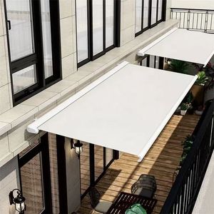 <span class=keywords><strong>Auvent</strong></span> rétractable <span class=keywords><strong>de</strong></span> luxe en aluminium et HDPE avec capteur électrique, protection contre la pluie pour <span class=keywords><strong>balcon</strong></span>, <span class=keywords><strong>auvent</strong></span> anti-pluie - Product Image 4