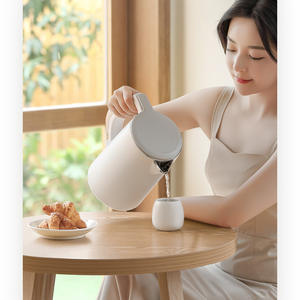 Bouilloire électrique Midea 1,7 L en acier inoxydable, arrêt automatique, maintien au chaud, base rotative à 360 degrés, pour la maison, le bureau, le dortoir - Product Image 2