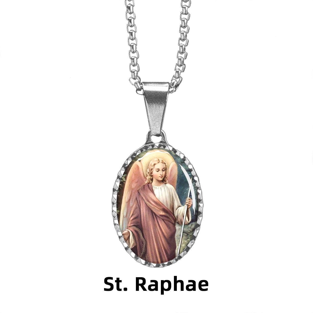 Pendentif argenté scintillant B