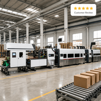 Nouvelle machine de découpe et d'impression rotative pour carton ondulé, puissante, avec cadre en acier robuste, moteur servo, entièrement automatique