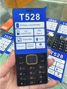 T528 Telefono Cellulare con Schermo da 2,8 Pollici, Batteria Grande, Dual SIM, 2G, Tastiera, Fotocamera, FM, SOS - Sistema Operativo in Francese, Spedizione Gratuita dalla Cina - Product Image 1