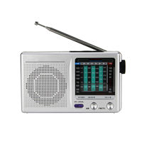 Radio Portátil AM FM Multibanda Personalizable en Varios Colores, Mini Radio de Bolsillo con Altavoz Integrado para Uso Doméstico de Personas Mayores