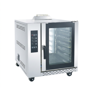 Four à convection professionnel au gaz avec fonction vapeur, 5 plateaux, certifié CE - Product Image 1