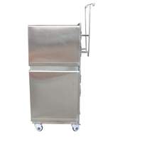 Cage vétérinaire modulaire double couche avec plateau de récupération à verrouillage automatique, poteau IV, roulettes à frein mobiles et porte de chambre à oxygène personnalisable