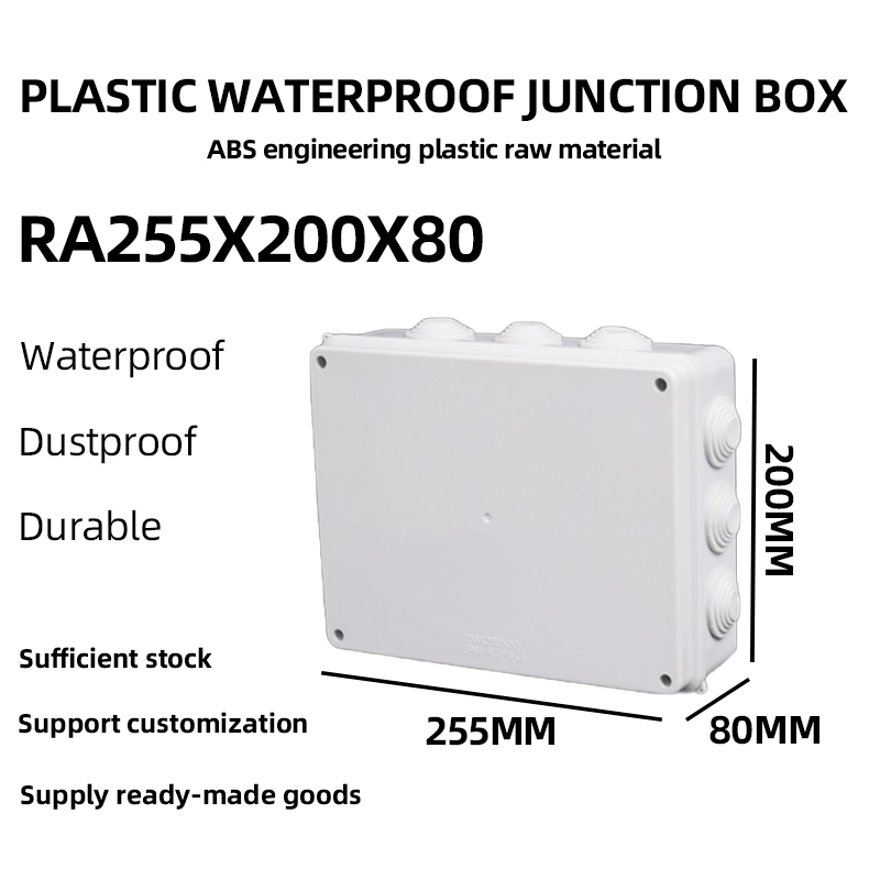 KICHOUSE Boîtier D'alimentation De Sécurité En Aluminium Résistant Intempéries Extérieur