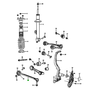<b>Stabilizer</b> Link For 300 Dodge Challenger MacPherson Strut System 5180607AB 5180606AB - Product Image 4