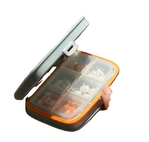 Portable <b>Pill</b> Box Medicine Planner Small <b>case</b> Medication Vitamin Holder Boxes Organizer Pillbox Dispenser Organizer - Product Image 4