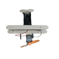 Kit d'avion planeur électrique DIY pour enfants, expérience scientifique STEM, modèle en bois à assembler, jouet