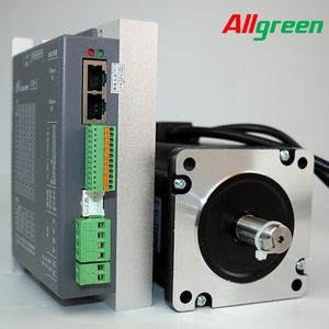 Motor paso a paso híbrido Allgreen CANopen Nema 34, 12N.m 7.5A, 2 fases, bucle cerrado con kit de controlador LC86H2150+CL86C - Product Image 1