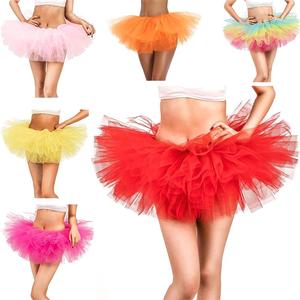 Gonna Tutu a maglia per adulti donna su misura da <span class=keywords><strong>principessa</strong></span> cinque strati vita elastica ballerine Sexy gonne da ballo - Product Image 2