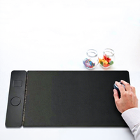 CARDSILK Nuevo Mousepad Inalámbrico Extra Grande para Escritorio, Oficina, Computadora, con Carga Magnética Rápida Desmontable