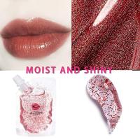 Base de gloss à lèvres transparente hydratante brillante imperméable avec logo personnalisé du fournisseur OEM, formule liquide minérale végétalienne multi-couleurs pour des lèvres pulpeuses