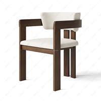 FERLY Ensemble de table à manger italienne moderne à 8 chaises Mobilier rectangulaire en bois 6 places pour la maison Salle à manger