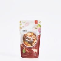 Pochettes transparentes personnalisées à fond plat |   Emballage liquide alimentaire, étanche et sans fuite pour jus, lait et eau