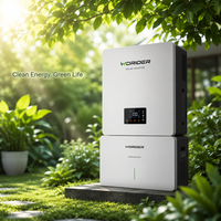 Système d'énergie solaire à bas prix QX--6KW, kit complet hors réseau 6KW avec panneaux monocristallins pour la sauvegarde d'énergie domestique