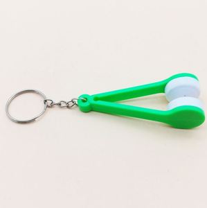 Eye Lens Brush Sunglasses Cleaning <b>Clip</b> Microfibre Glasses Cleaner With Keychain - Product Image 5