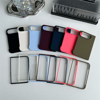 Étui en silicone liquide magnétique avec boîte de vente au détail pour iPhone Duo Fold, coque en silicone avec protection d'écran en verre trempé
