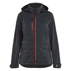 BLAKLADER-Veste hybride femme 473325139956S Noir/Rouge-EAN 7330509961087 VESTES DE TRAVAIL TOUTES SAISONS VESTES SOFTSHELL - Product Image 1
