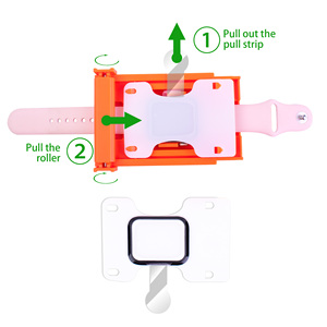ชุดติดตั้งง่าย TPU hydrogel แบบนิ่มสำหรับ <span class=keywords><strong>Apple</strong></span> <span class=keywords><strong>Watch</strong></span> Series 10 9 8 7 6 5 ULTRA 2 <span class=keywords><strong>SE</strong></span> ULTRA 2 49มม. 46มม. iWatch - Product Image 2