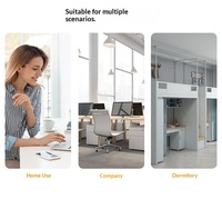 Organisateur de documents de bureau minimaliste en métal à cinq niveaux, coulissant, format A4, noir/blanc/rose, pour bureau transfrontalier