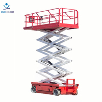 Plateforme élévatrice à ciseaux mobile certifiée CE, plateforme élévatrice à ciseaux autopropulsée, fonctionnement stable pour les travaux en hauteur sur les chantiers de construction