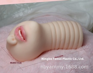 Masturbador Realista con Lengua para Besos, Juguete Sexual <span class=keywords><strong>de</strong></span> TPE, Copa Manual con Canal para la Garganta - Product Image 1