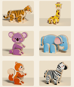 Развивающие 3D-конструкторы из каучукового дерева: безопасные, интерактивные и экологичные игрушки для малышей - Product Image 2