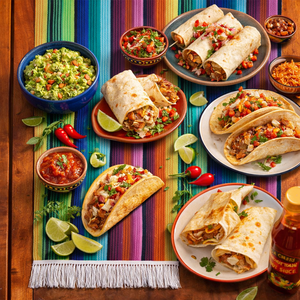 ของตกแต่งงานปาร์ตี้ปาฟู เฟียสต้า ของตกแต่งซินโก <span class=keywords><strong>เด</strong></span>อ มาโย ของตกแต่งธีมเม็กซิกัน ของตกแต่งโต๊ะวันทาโก ทริน<span class=keywords><strong>เด</strong></span>ย์ ผ้าปูโต๊ะเม็กซิกัน 2 ชิ้น - Product Image 3