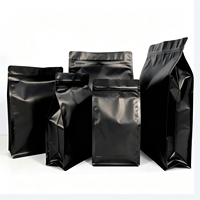 Sachets refermables multi-tailles en aluminium coloré à huit soudures latérales, étanches à l'humidité, thermosoudables, avec fermeture éclair et encoche de déchirement, pour aliments et aliments pour bébés