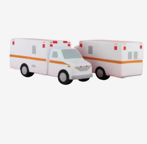 Ballons anti-stress en forme d'<span class=keywords><strong>ambulance</strong></span> personnalisés avec logo publicitaire, cadeaux promotionnels, fournitures de bureau - Product Image 1