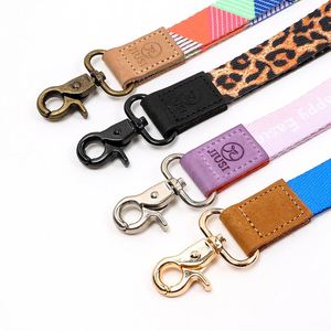 Factory Sublimation Custom Leather Wrist Lanyard for <b>Keys</b> - Product Image 3