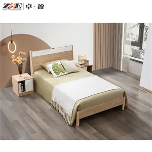 Design Fabric Bedroom Furniture Factory Supplier Modern Single Bed