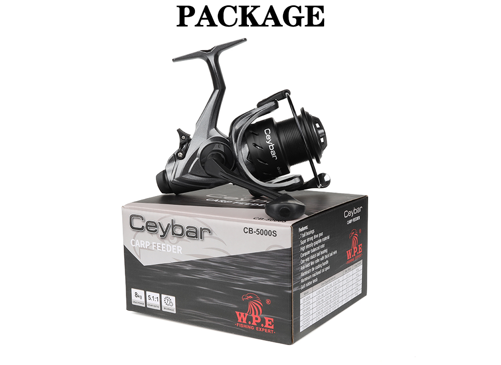 carp fishing reels us Double Spool Fishing Reel 5.2:1 Gear Ratio High Speed Spinning Reel Fishing Reels for Saltwater for Inshore Boat Rock Freshwater Saltwater (Spool Capacity : 6000 Series) (As the, Spinning helping you keep steady pressure on fish while maintaining even line lay and controlled casting W.P.E CB 4000S-6000T 5.1:1 Spool