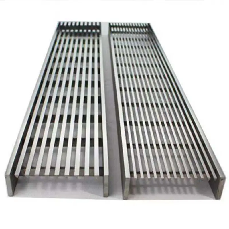 Drain grating cover metal drain grating stainless steel 316 trench drain grating cover