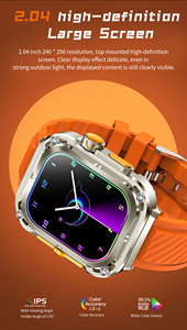 Hete Aanbieding 2025 Outdoor Sport Smartwatch HD Scherm Grote Batterij IP68 Waterdicht Robuust 3 Bandjes Magnetisch Opladen Smart Horloge - Product Image 2