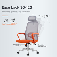 Chaise de bureau exécutive à dossier haut pour salle de réunion Vente directe d'usine Fabrication de base Chaise confortable Mobilier de bureau