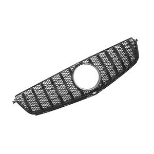 Parrilla Mercedes-Benz C63 estilo barra vertical ABS para modelo W204 2009-2011, pieza de repuesto para parachoques delantero. - Product Image 5