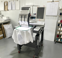 Machine à broder plate automatique informatisée professionnelle pour chapeaux et casquettes avec broderie personnalisée