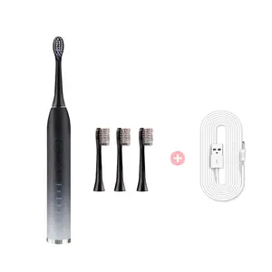 IPX7 Adult Electric Toothbrush Timer Oral Cleaning Whitening Teeth Brush Soft Bristle Sonic Electric Toothbrush Customize Logo