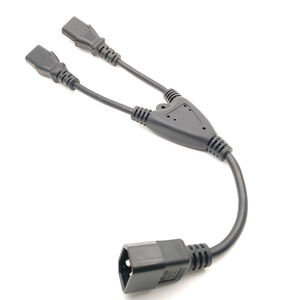 OEM <strong>Computer</strong> 3 Way PDU Connector <strong>Extension</strong> Cable IEC C19 C20 C13 C14 Y Cable Splitter Power <strong>Cord</strong> - Product Image 6