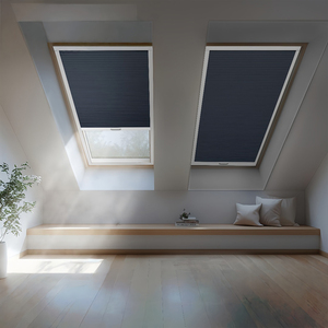 Persianas sin Herramientas ni Taladro, Persianas Enrollables Inalámbricas 100% Opacas con <span class=keywords><strong>Diseño</strong></span> <span class=keywords><strong>de</strong></span> Panal Integrado para Ventanas Francesas, Tela Lisa para Uso Diario - Product Image 4