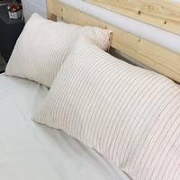 100% fil de lin français tissé quilting draps de lit